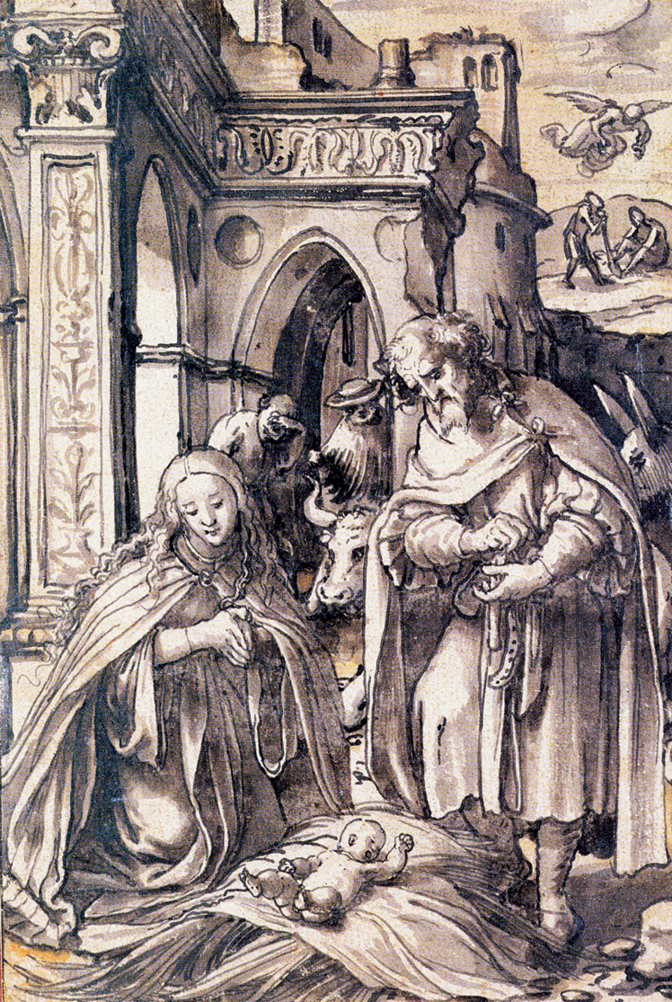   小汉斯·荷尔拜因 Hans Holbein the Younger——素描作品 (8)